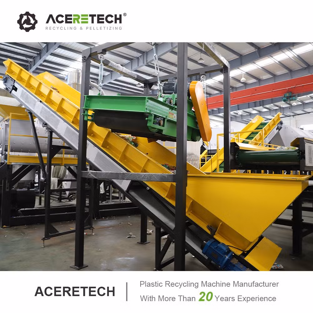500-2000kg/H Waste Plastic Pet Bottles Washing Recycling Line with Drying Machine Pet with FDA Certi