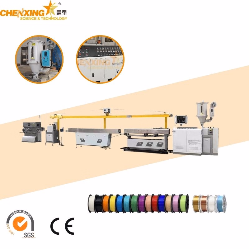 Multi-Color Plastic PLA/ABS/PA/Peek/Pei Carbon Fibre Filament Making Machine Extrusion Line 3D Print