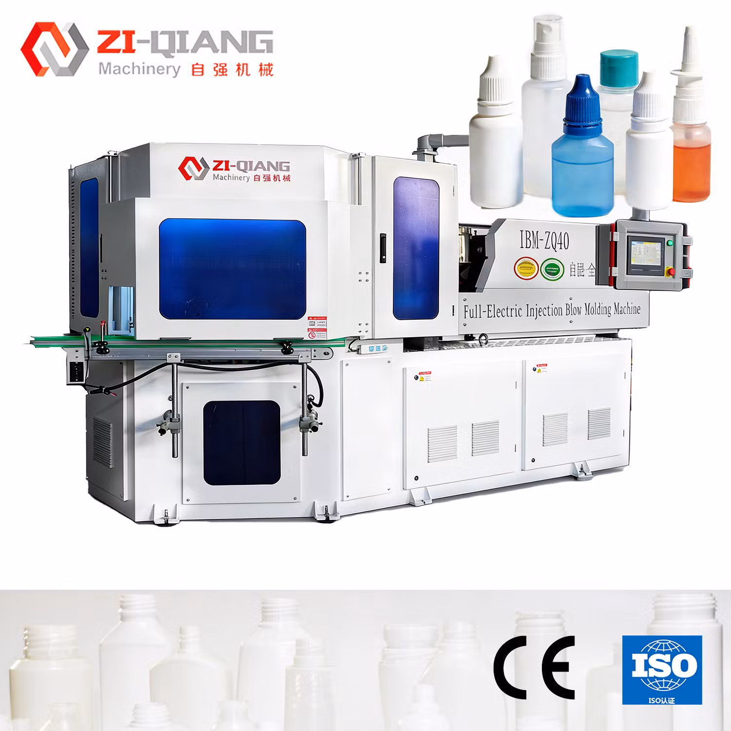 ZQ80 Automatic Hydraulic Injection-Blow Molding Machine for Plastic Bottles